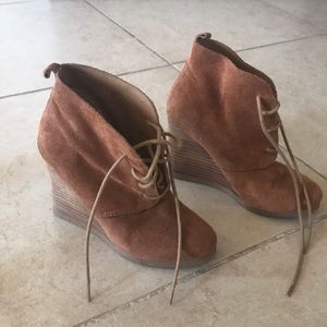 Adorable suede booties